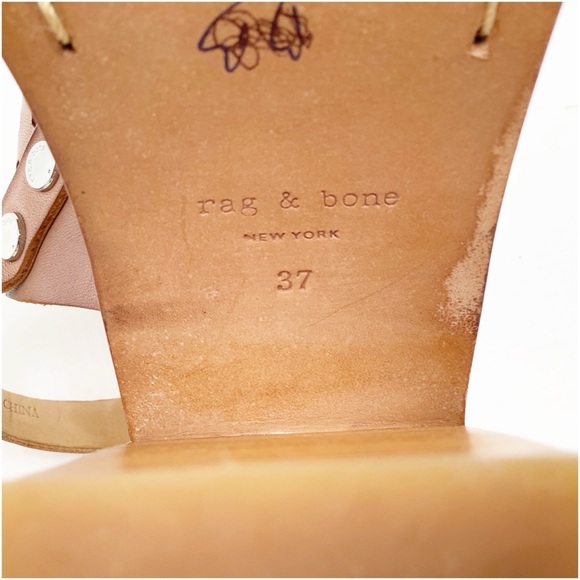 {rag & bone} Wyatt Perforated  Sandals - Picture 11 of 13